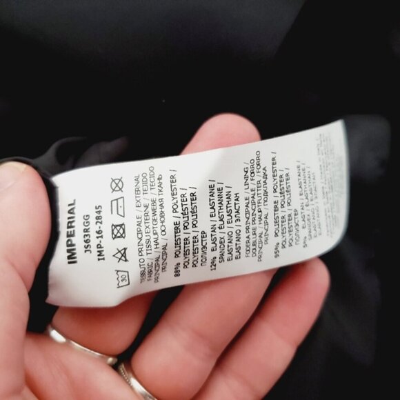 Imperial Italy Black Double Breasted Lined Military Academia Preppy Blazer M - Picture 9 of 11